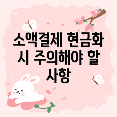 소액결제 현금화 시 주의해야 할 사항