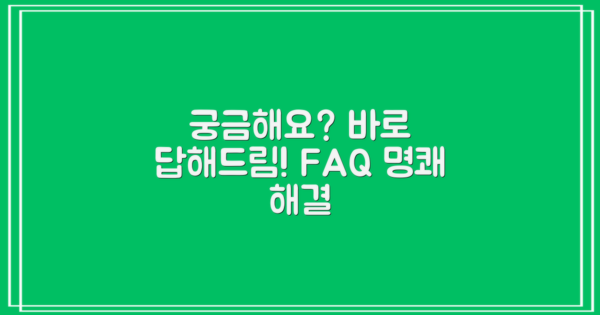 자주 묻는 질문